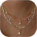 Elegant Gold Layered Necklaces