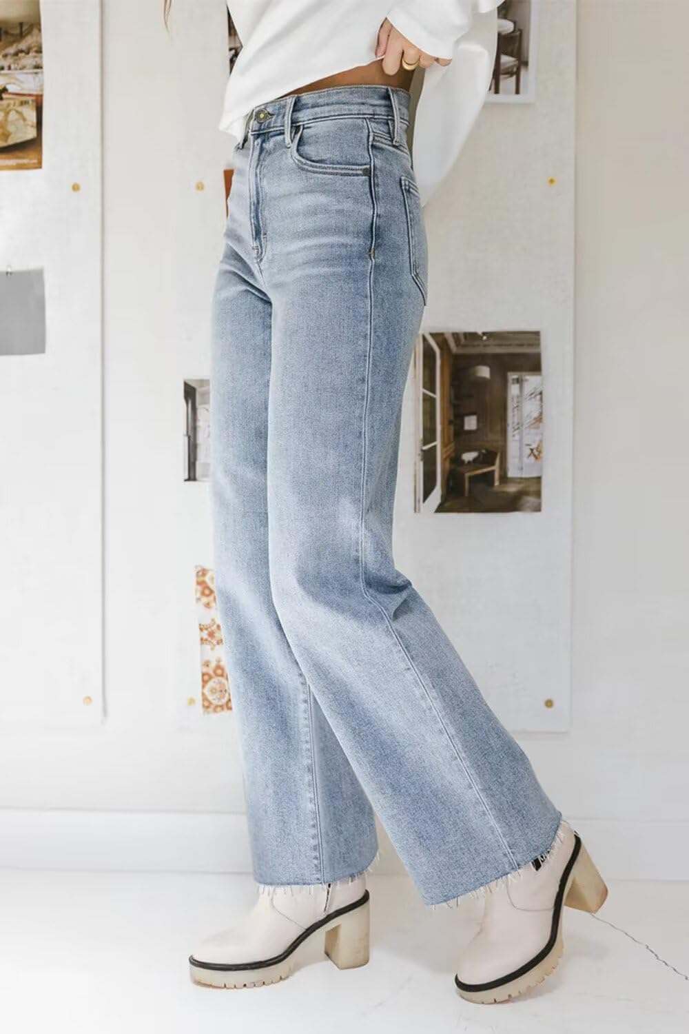 Chic Wide Leg Jeans
