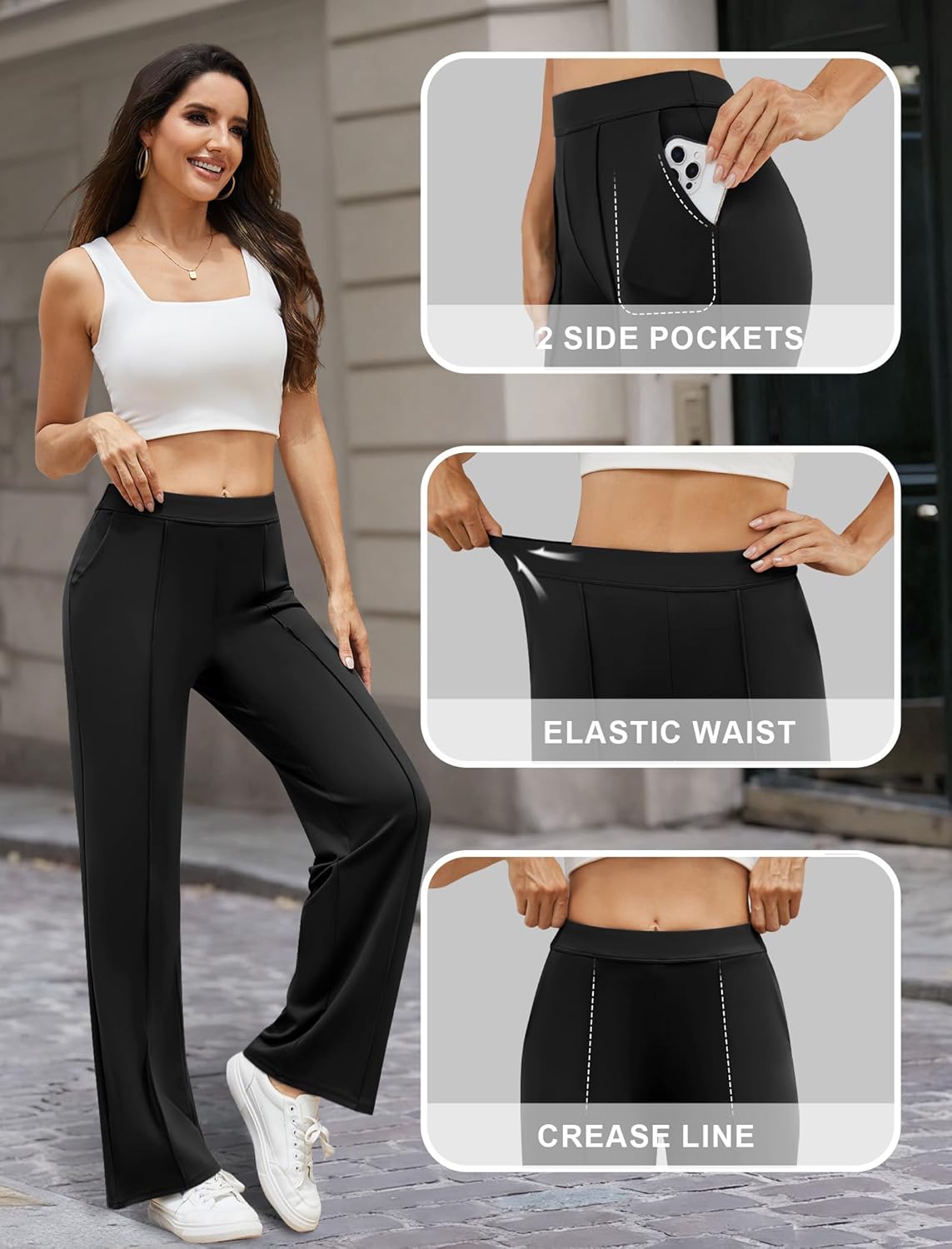 Stylish Women's Work Trousers