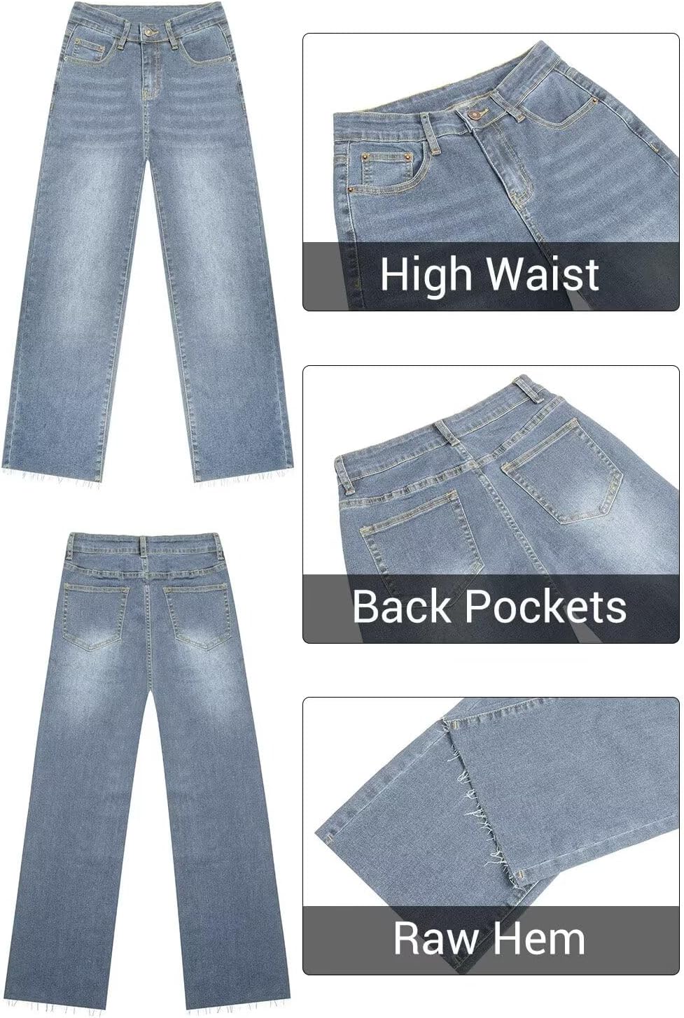 Chic Wide Leg Jeans