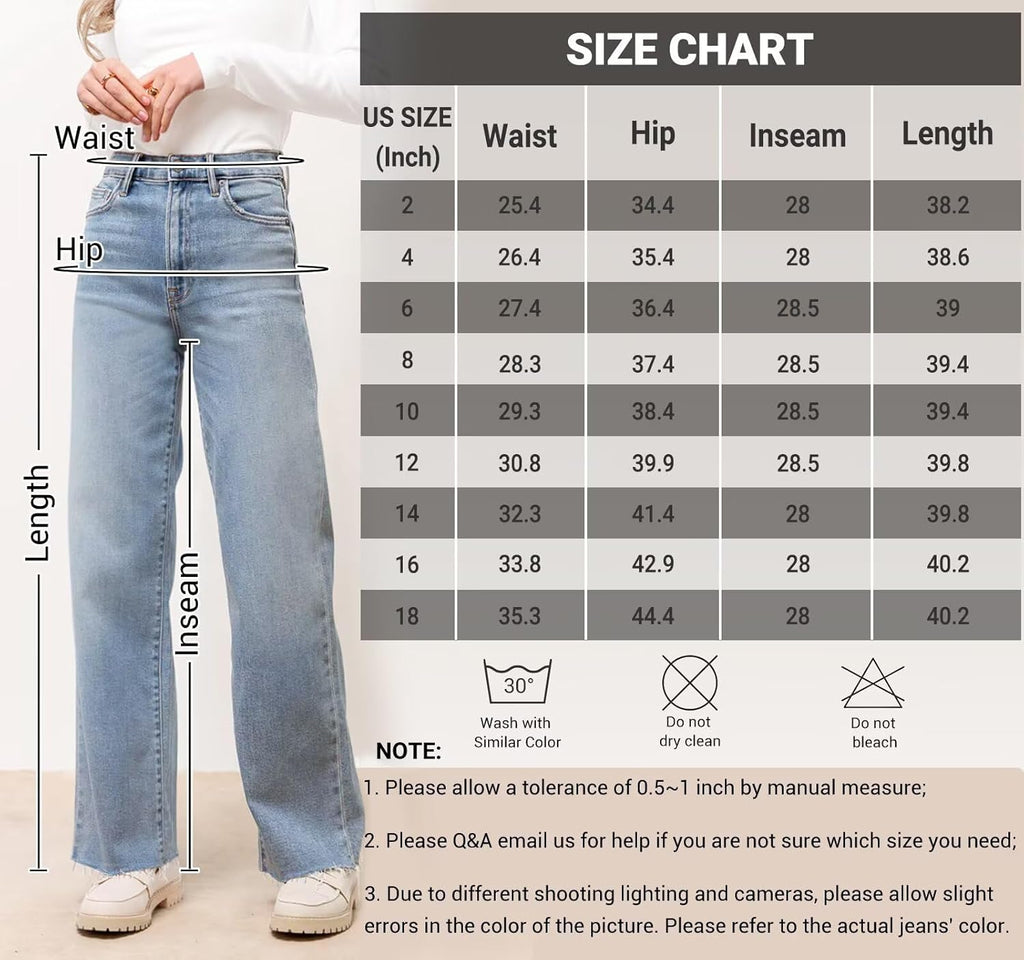 Chic Wide Leg Jeans