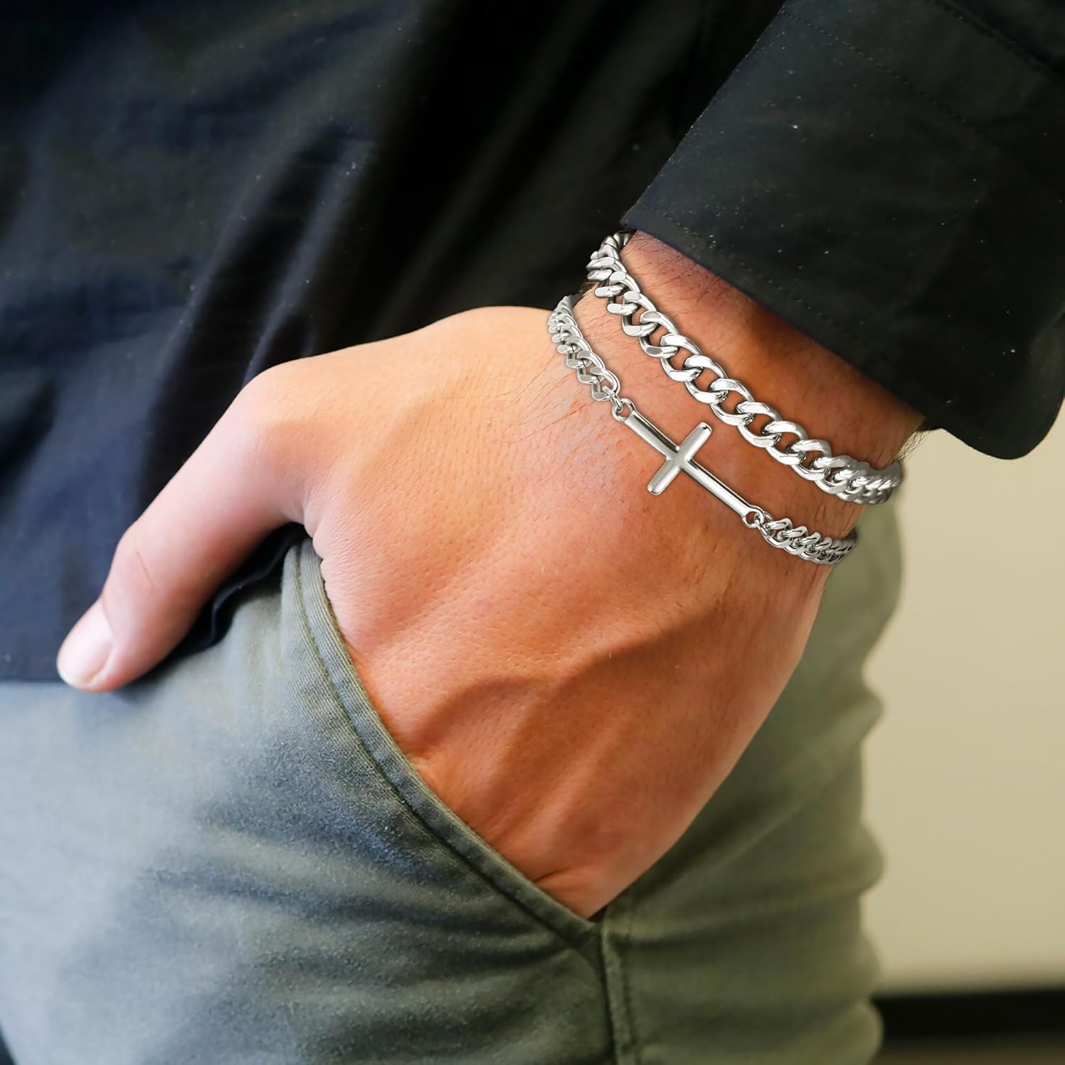 Elegant Men's Bracelet Set