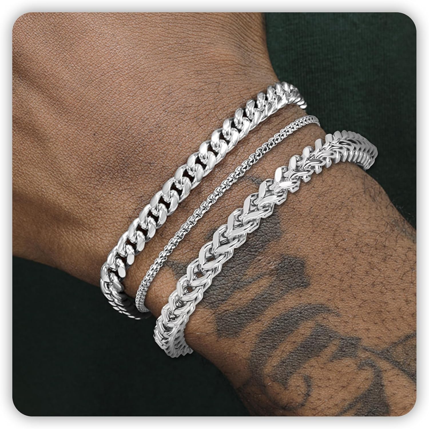 Stylish Men's Bracelet Set