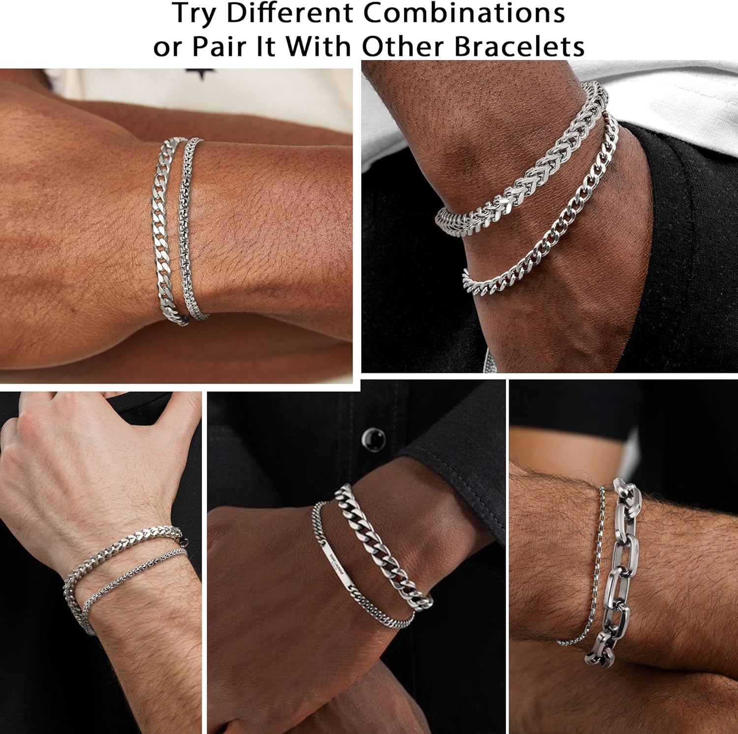 Stylish Men's Bracelet Set
