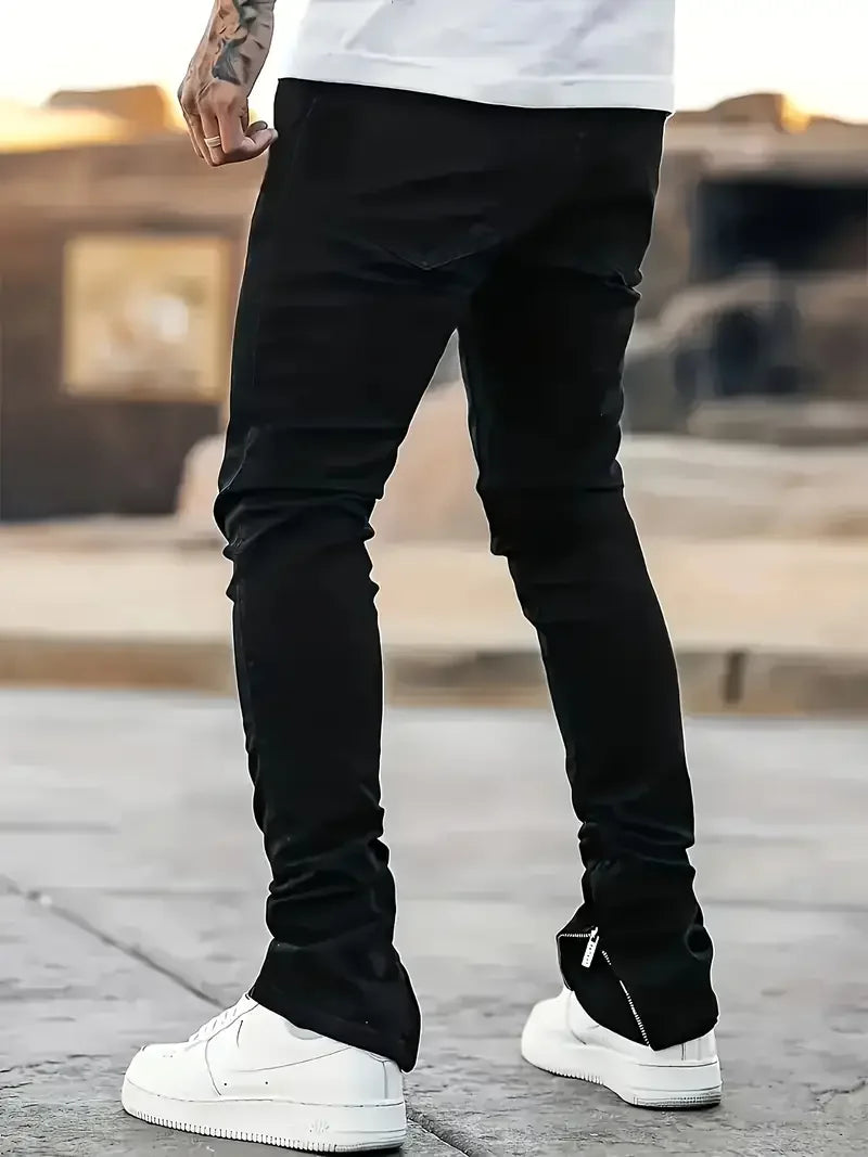 Men's Trendy Black Jeans