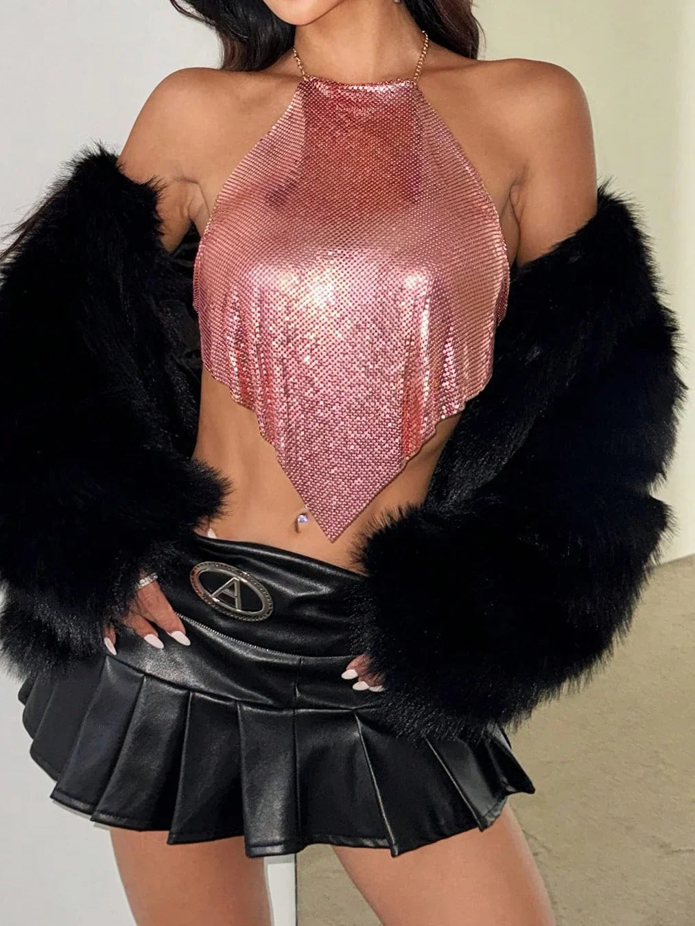 Sparkling Festival Crop Top