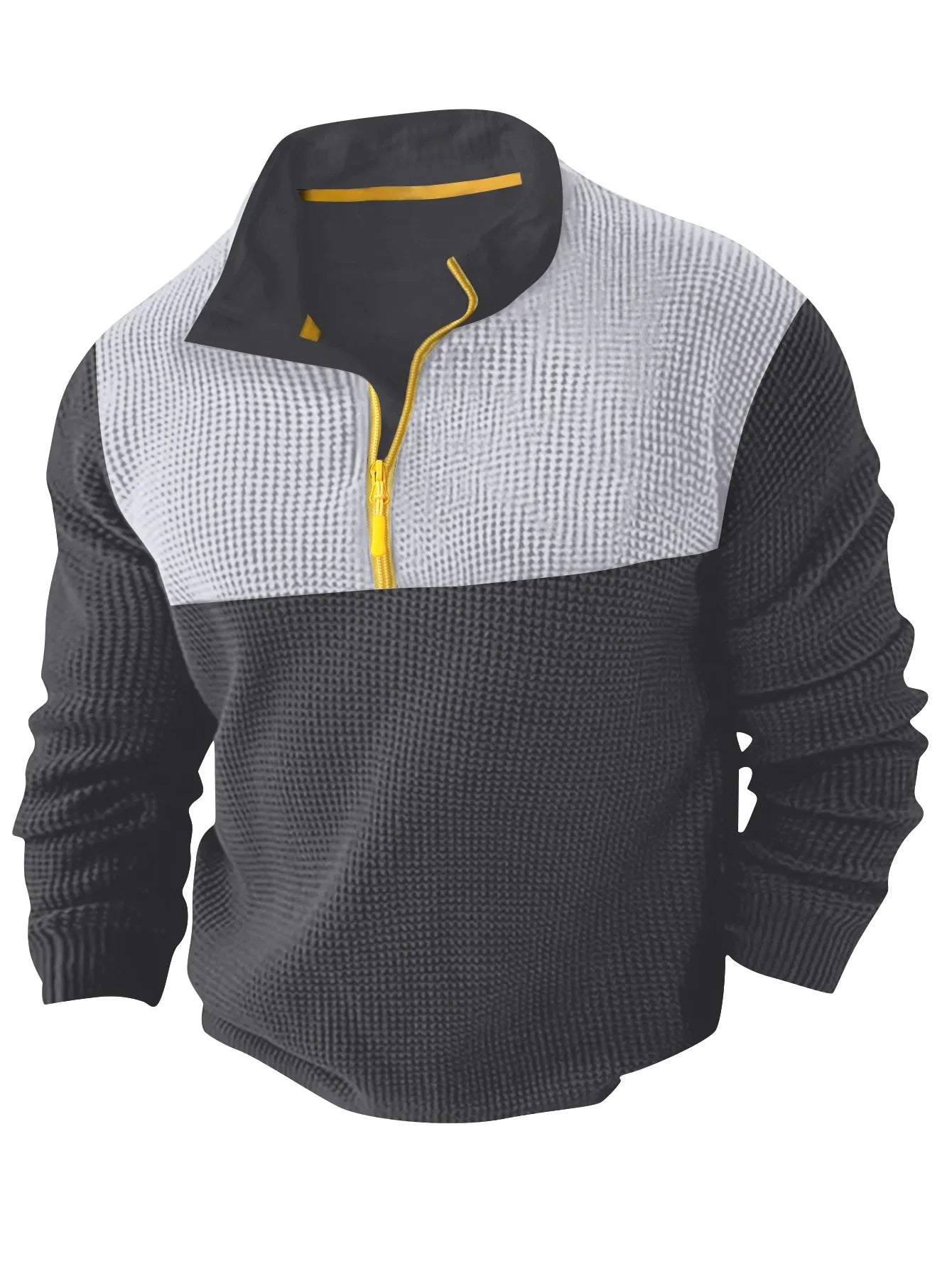 Comfortable Men's Zip Tee