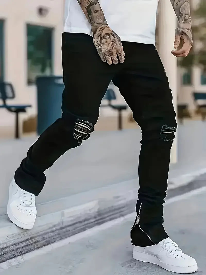 Men's Trendy Black Jeans