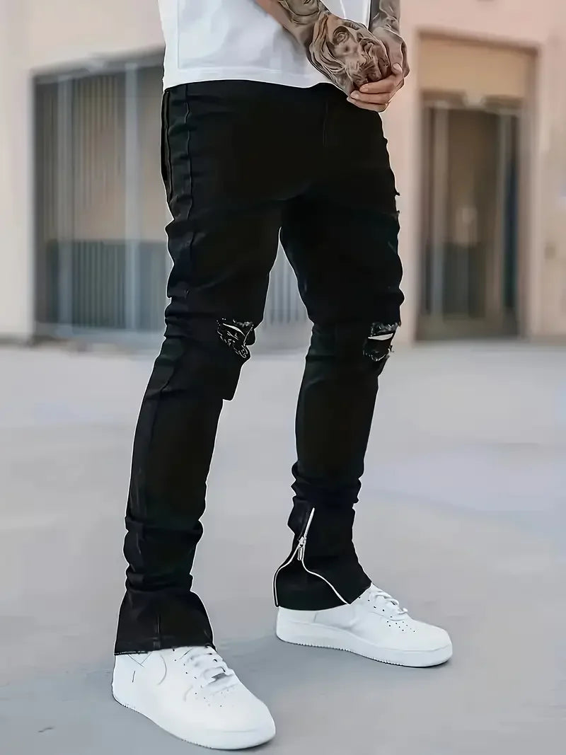 Men's Trendy Black Jeans