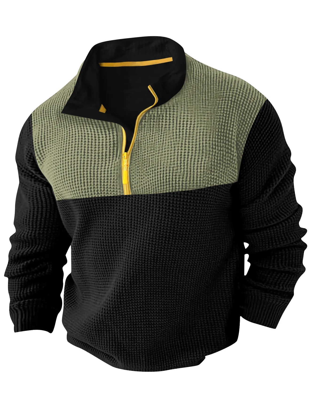 Comfortable Men's Zip Tee