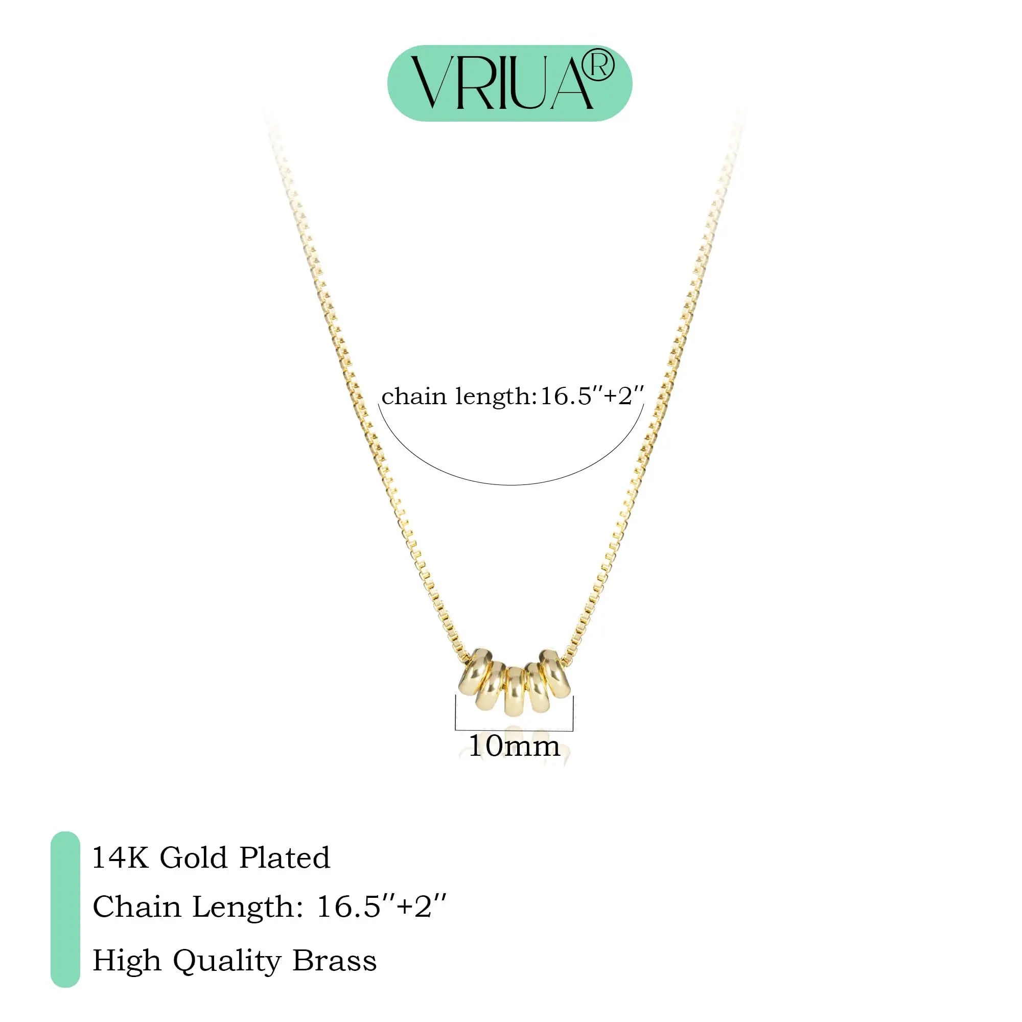 Elegant Gold Circle Necklace