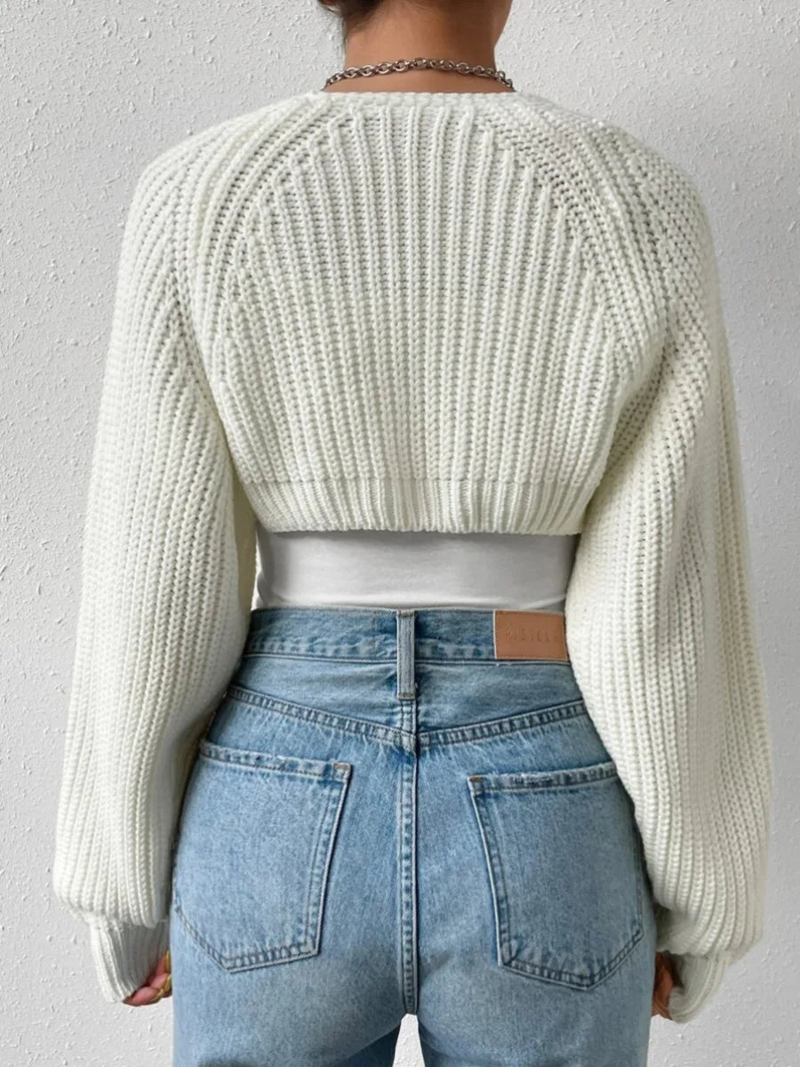 Stylish Cropped Cardigan