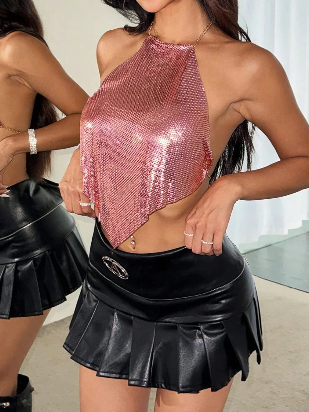 Sparkling Festival Crop Top