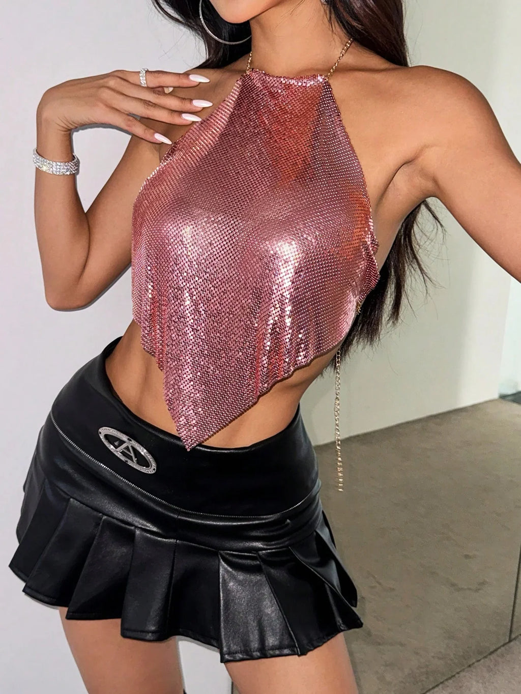 Sparkling Festival Crop Top